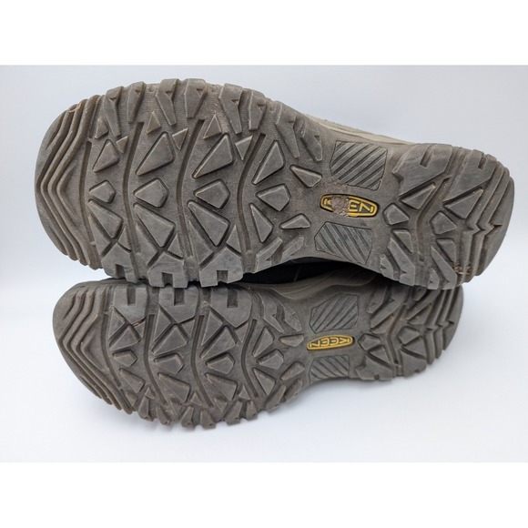 KEEN Targhee III Mid Waterproof Hiking Boots Mens 14 Brown Black 1030688 VG+ - Picture 13 of 13